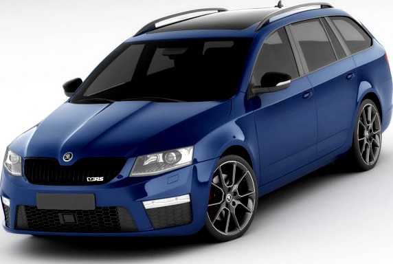 Skoda Octavia Combi RS 3D Model