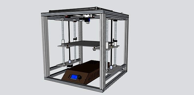 3D Printer with CORE XY kinematics 300x300x300mm | 3D