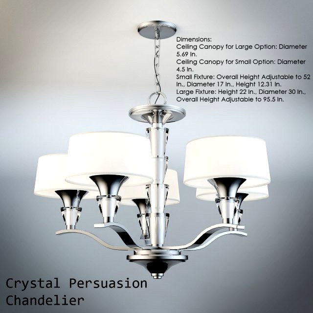 Crystal Persuasion Chandelier 3D Model