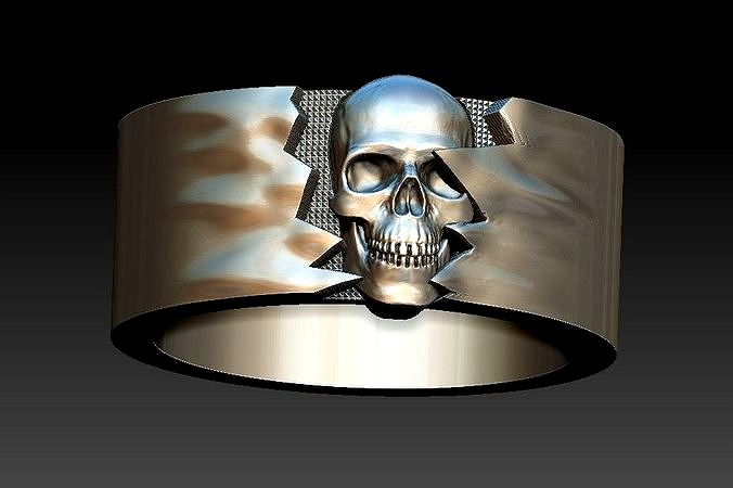 Ocult Skull Ring | 3D
