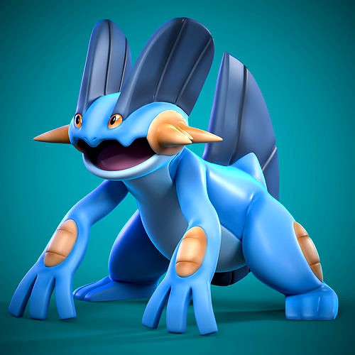 SWAMPERT POKEMON | 3D