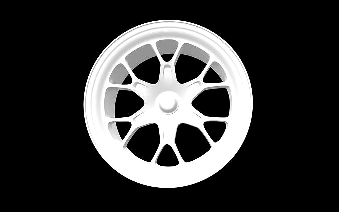 Ferrari 488 gt3 evo oem scalable and printable rim | 3D