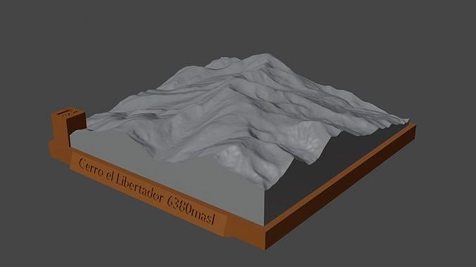 Cerro el Libertador | 3D