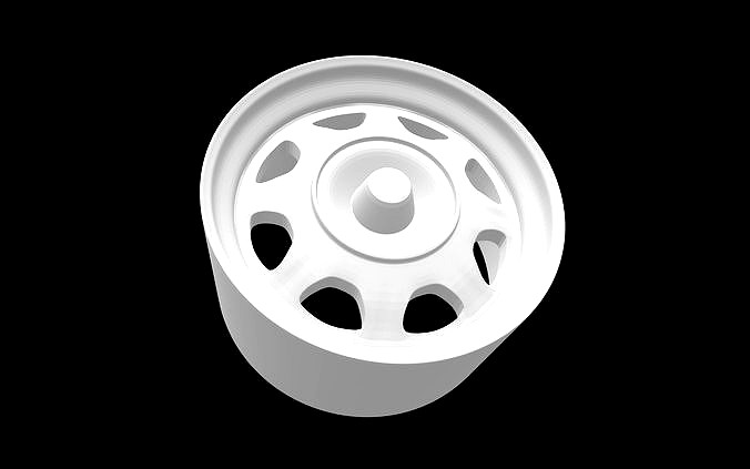Standard Steel scalable and printable rims | 3D