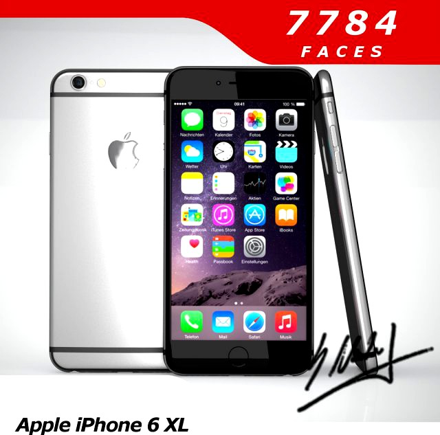 Apple iPhone 6 XL Smartphone 3D Model