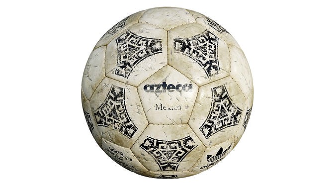 Adidas Azteca Mexico White World Cup 1986 Matchball Used