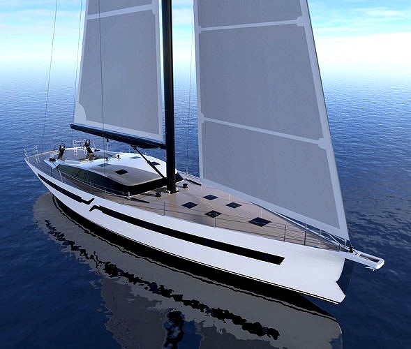 23 m Luxury Sail yacht