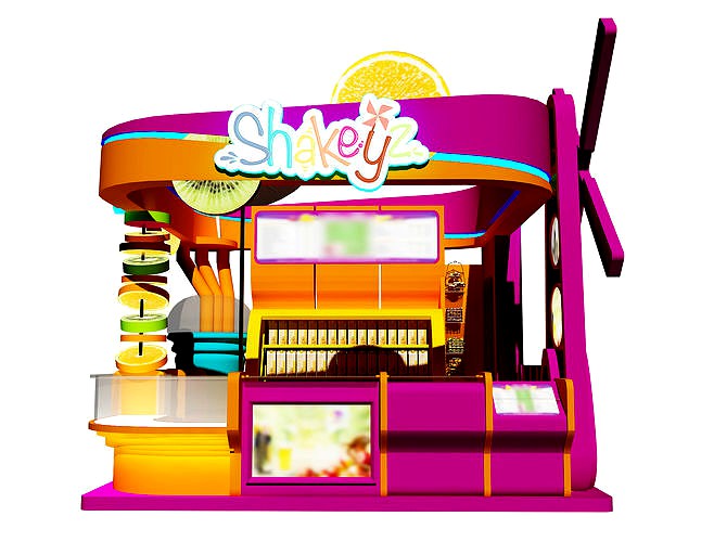 Kiosk  Booth Exhibition Stand a89