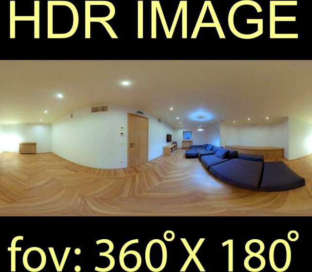 HDR Interior 3D Model