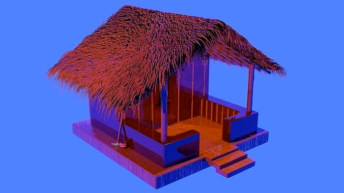 Sri Lankan Ancient House - 3D Model