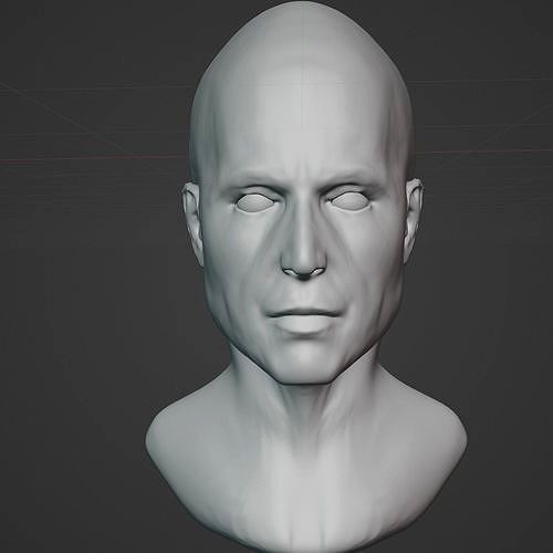 Male Human Head