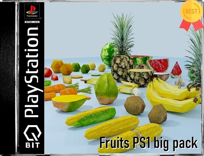 Fruits PS1 style  big pack psx