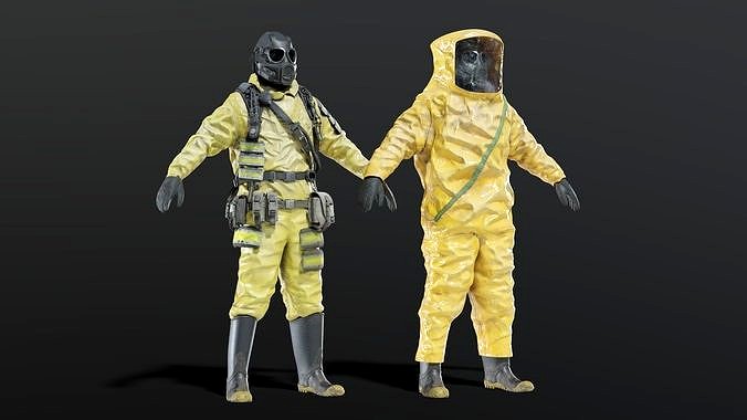 HAZMAT NBC Suit Rigged