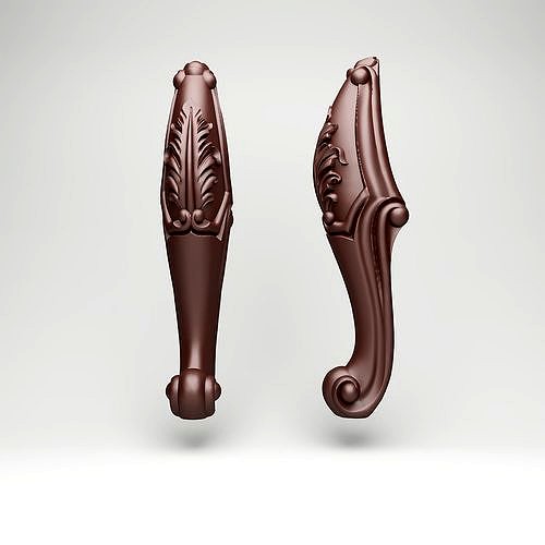 European carved furniture legs 03 | 3D