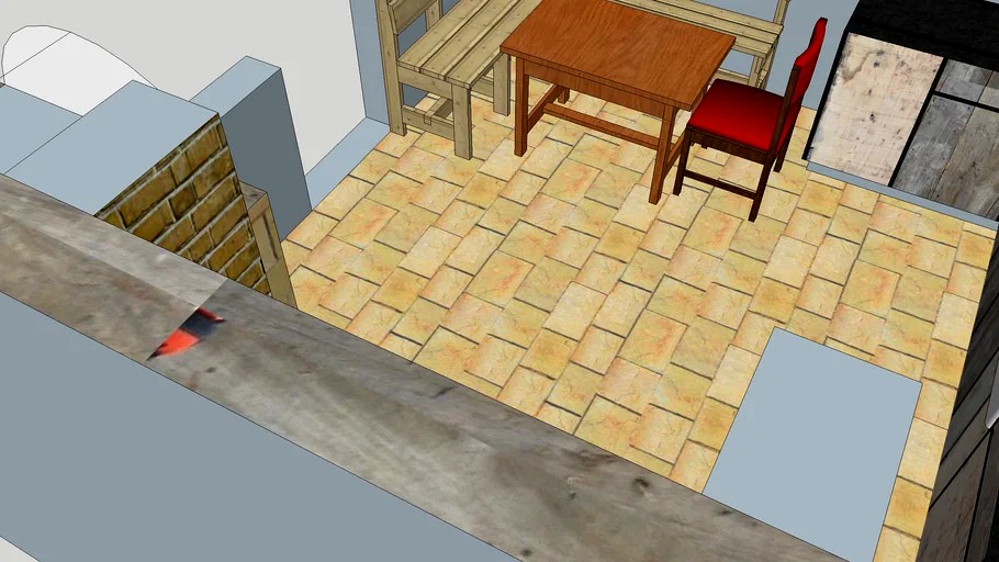 new new new witch table and corer bench