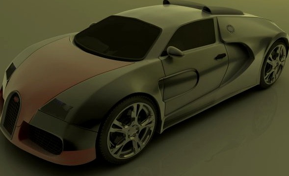 Bugatti Veyron 3D Model