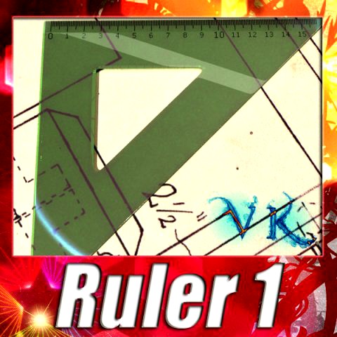 Square Angle Ruler 01 3D Model