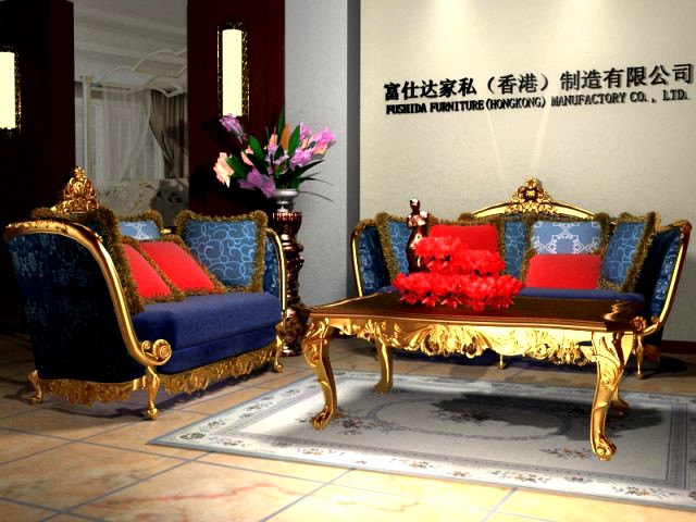 Fushida sofa 3D Model