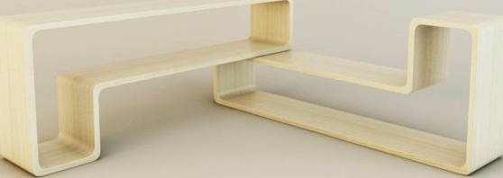 Floor shelf transformer 3D Model