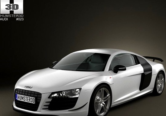 Audi R8 GT 2011 3D Model