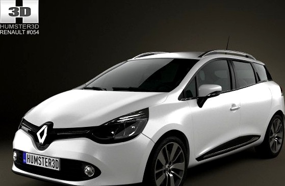 Renault Clio IV Estate 2013 3D Model