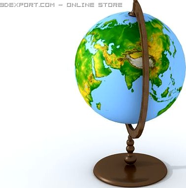 Globe 3D Model