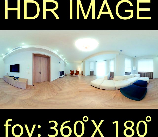 HDR Interior 3D Model