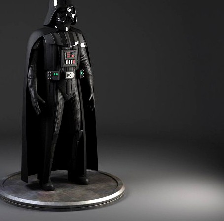 StarWars Darth Vader Rigged 3D Model