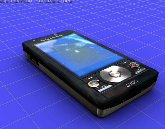 Sony Ericsson G705 3D Model