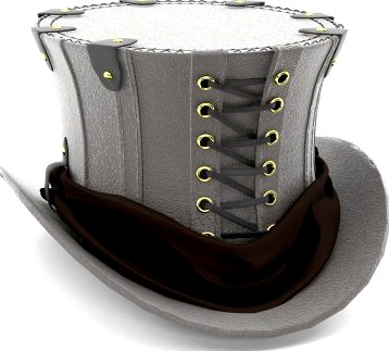Steam Punk Tophat 3D Model