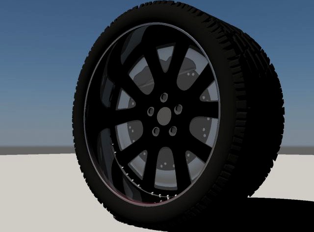 Concept Wheel 3D Model
