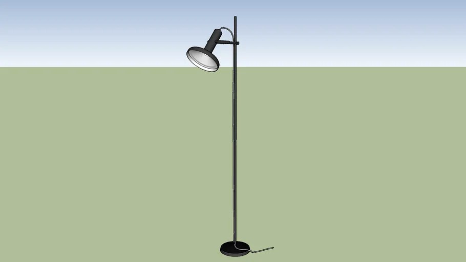 Luminária de Piso Holofote 3d model