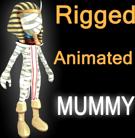 Egyptian mummy 3D Model