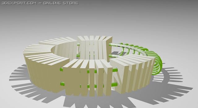 Urban Modular Blench 3D Model