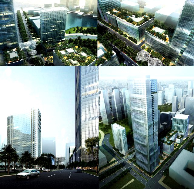 3d building 150 3D Model
