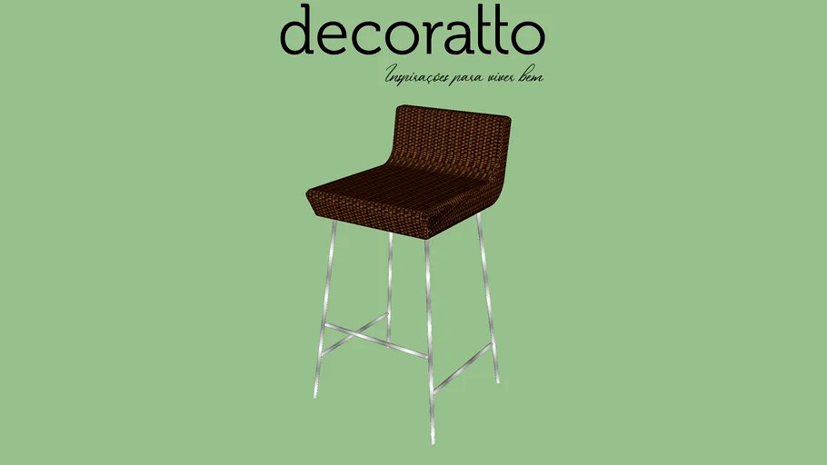 BANQUETA DECORATTO PLUMA
