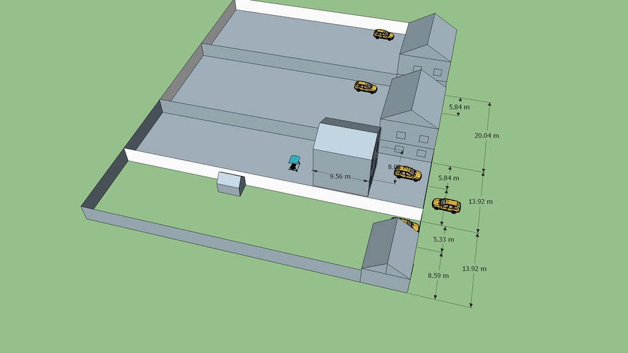 теплица 3d model