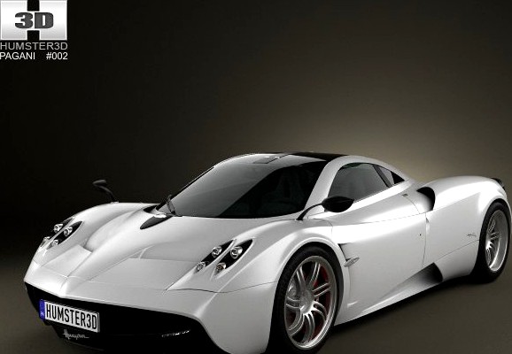 Pagani Huayra 2012 3D Model