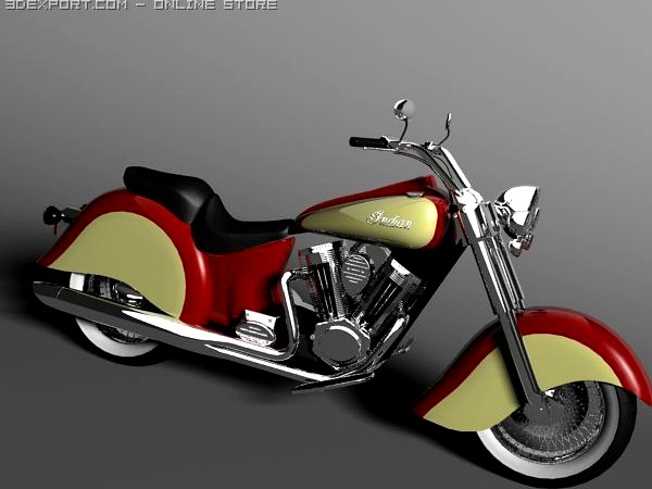 Indian Chief Vintage 2009 3D Model