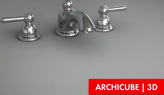 Tap Mixer 14 3D Model