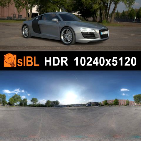 HDR 111 Parking Space sIBL 3D Model