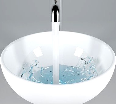 Water Splashing Tutorial 3D Model