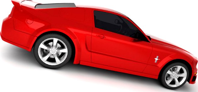 2005 Ford Mustang 3D Model