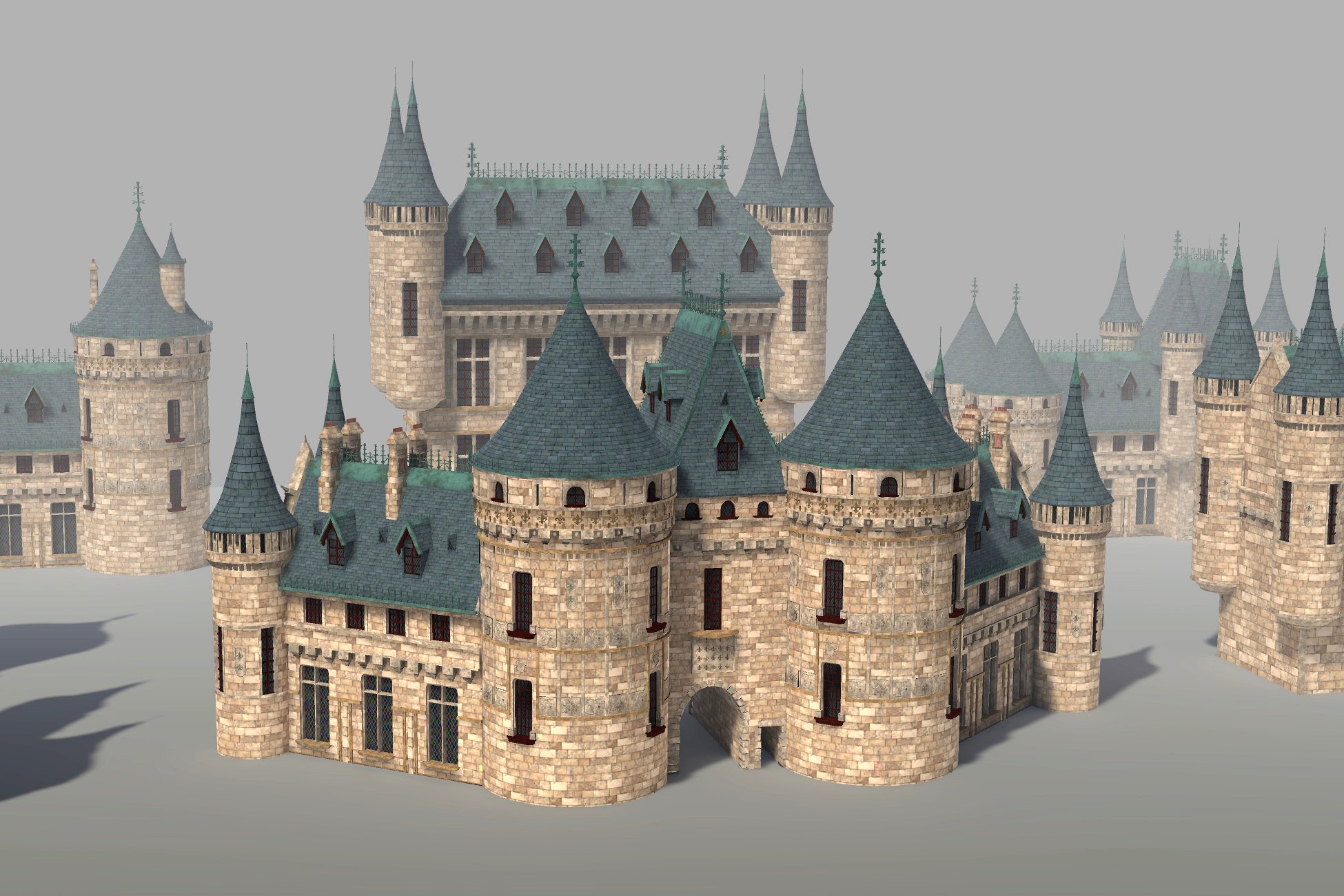 Castle Kitbash - French Renaissance