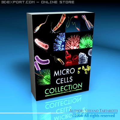 Micro cells models collection 3D Model