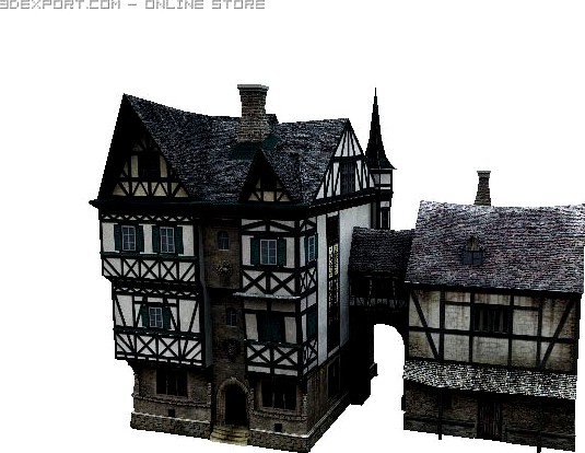 german house 3D Model