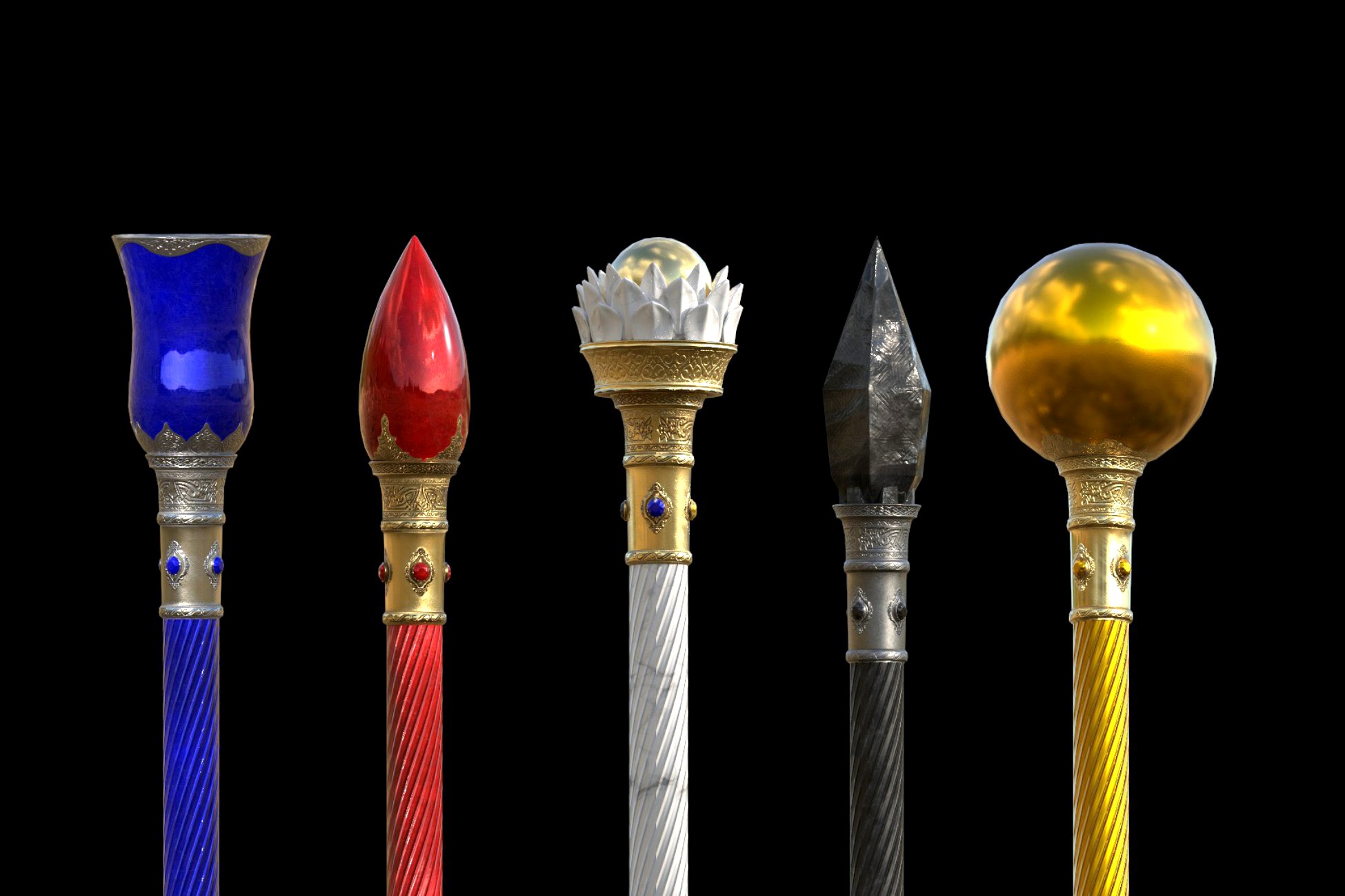 Elemental Scepter Pack