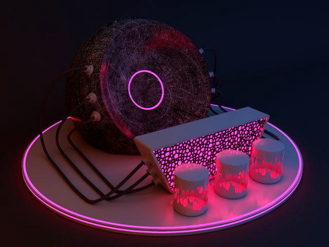 Cyber glow sphere bar