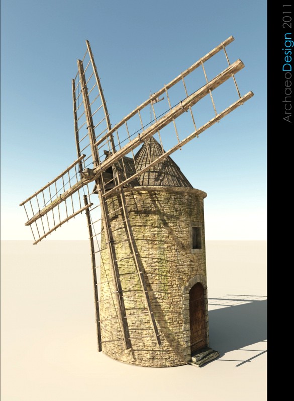 Windmill 3D Model