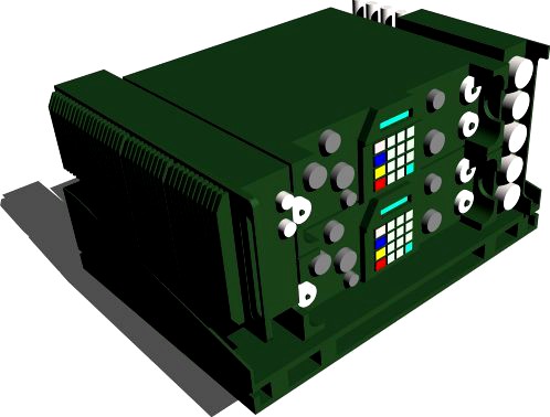 Military Vehicle Radio Systems 3D Model